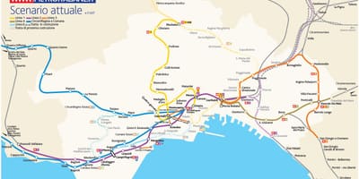 Карта метро Напуља